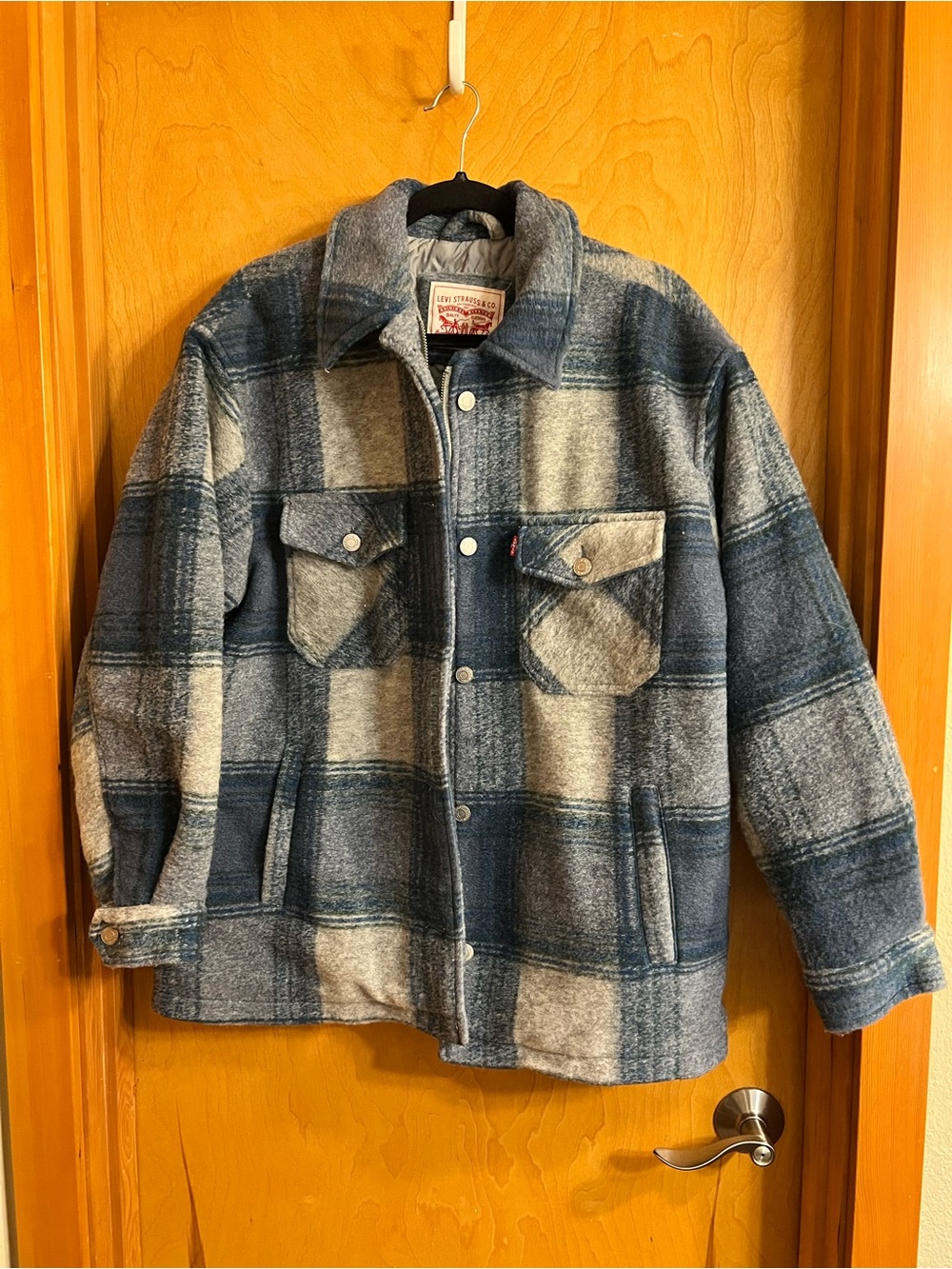 🖤 Levi Strauss Wool Plaid Shacket NWOT - Large